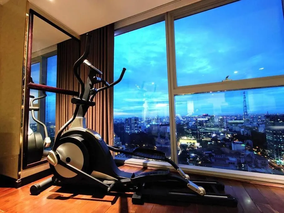The Rixx Breathtaking View@Vincom D1/Pool/Netflix Apartment Ho Chi Minh City